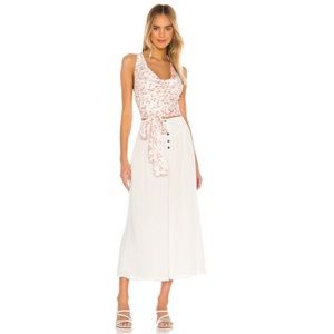 Revolve Tularosa Everly Pant in White and Rose Gold Size XXS
